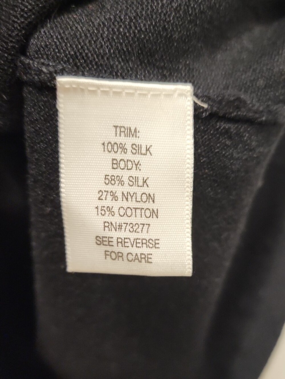 Apt. 9 Black Satin Tie-Neck Sleeveless Camisole - Picture 4 of 4